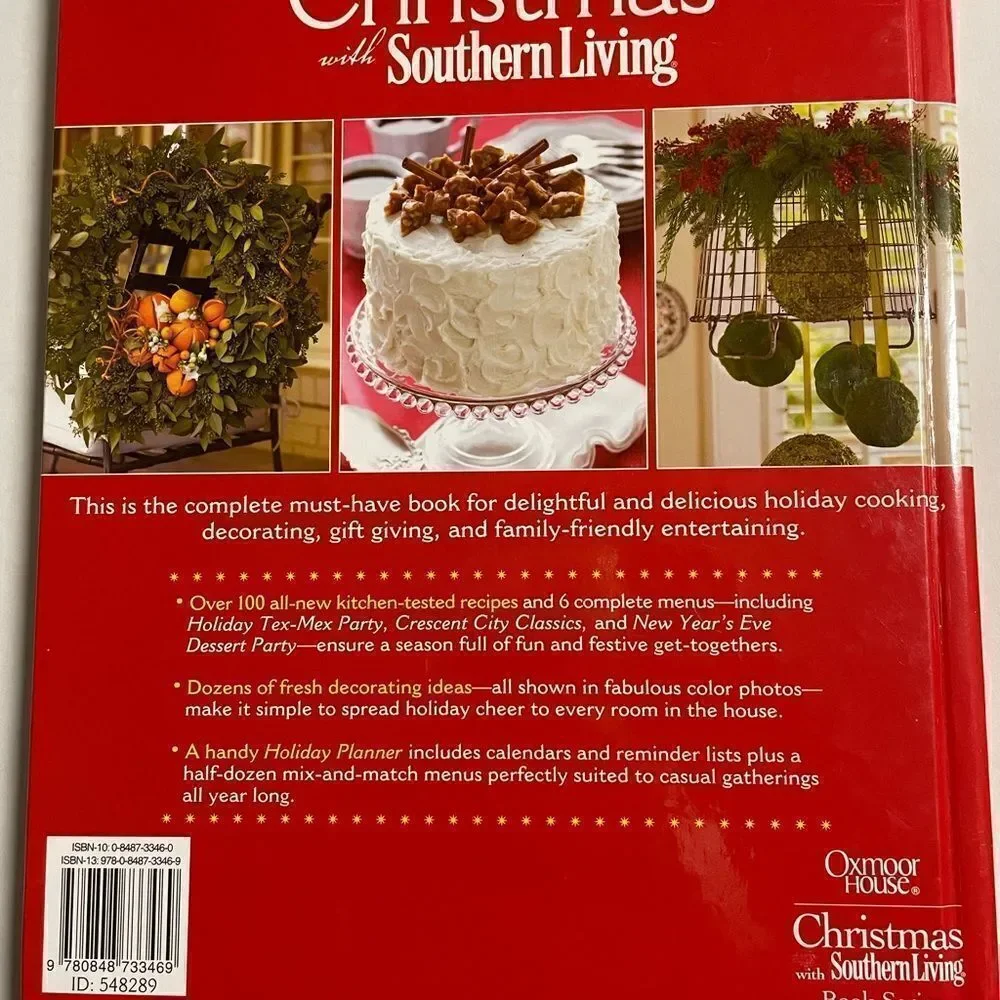 CHRISTMAS COOKBOOK BY SOUTHERN LIVING‎